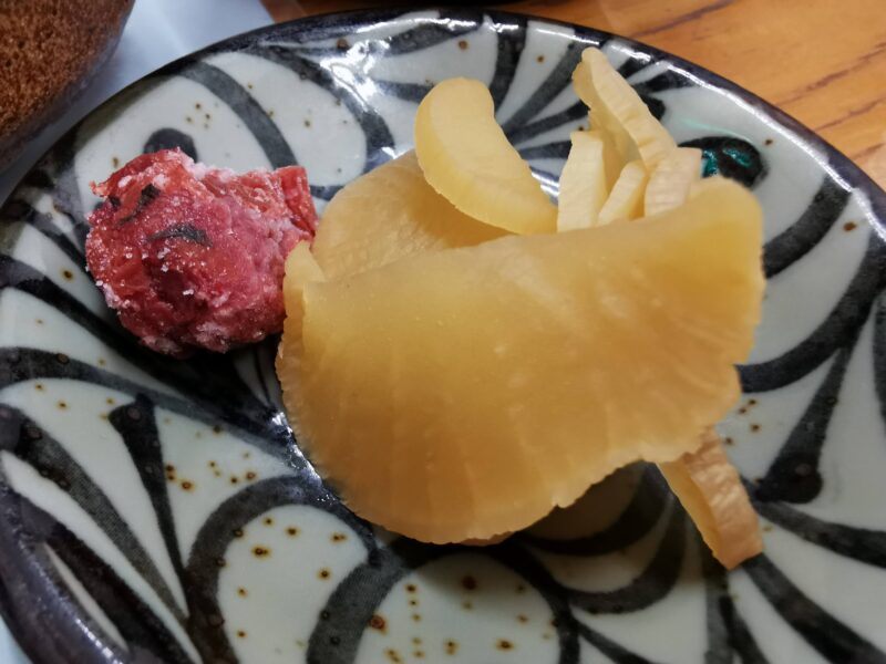 「民宿たかよし」の朝食(3日目)