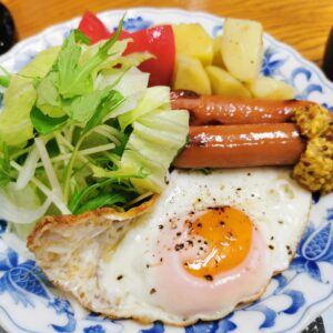 「民宿たかよし」の朝食(3日目)