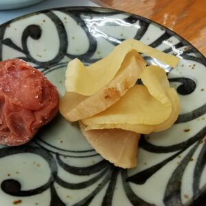 「民宿たかよし」の朝食(4日目)