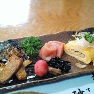 「民宿たかよし」の朝食(5日目)