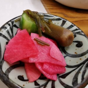 「民宿たかよし」の夕食(2日目)